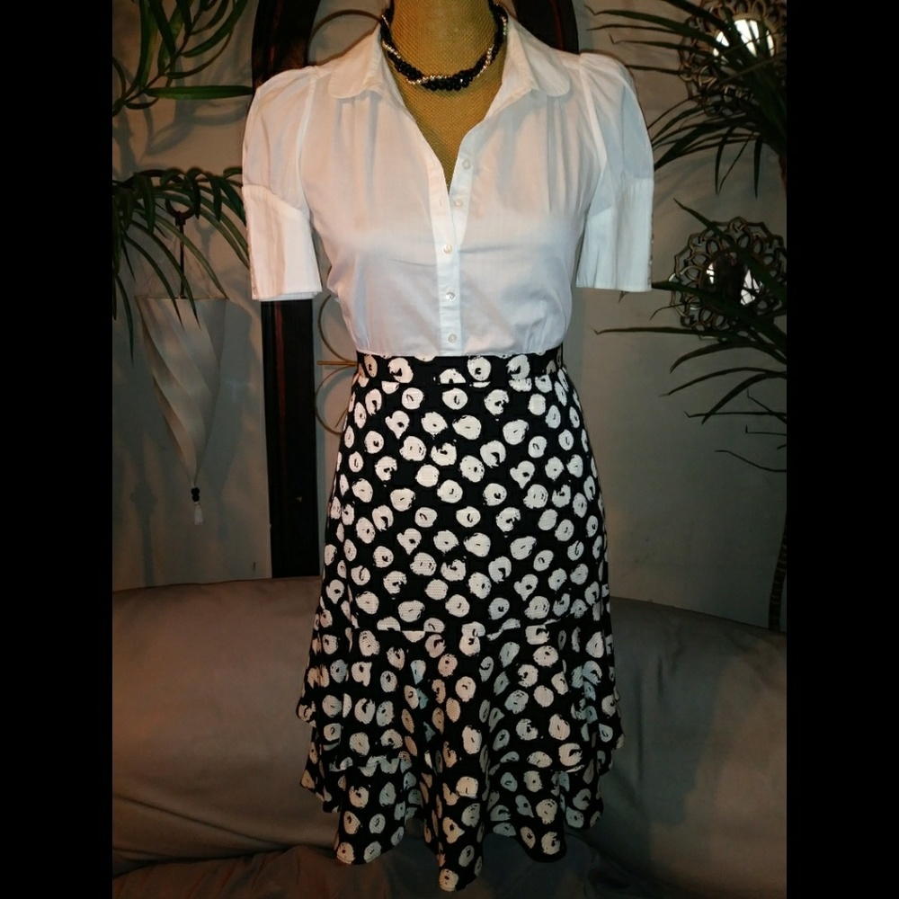 Black & White Richard Warren Petites Size 8